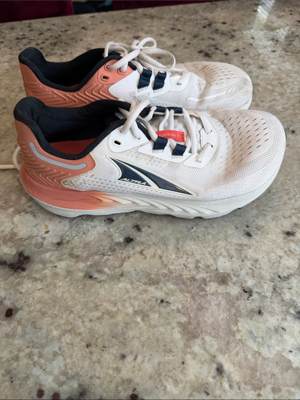 Altra Women's White & Coral Athletic Running Shoes